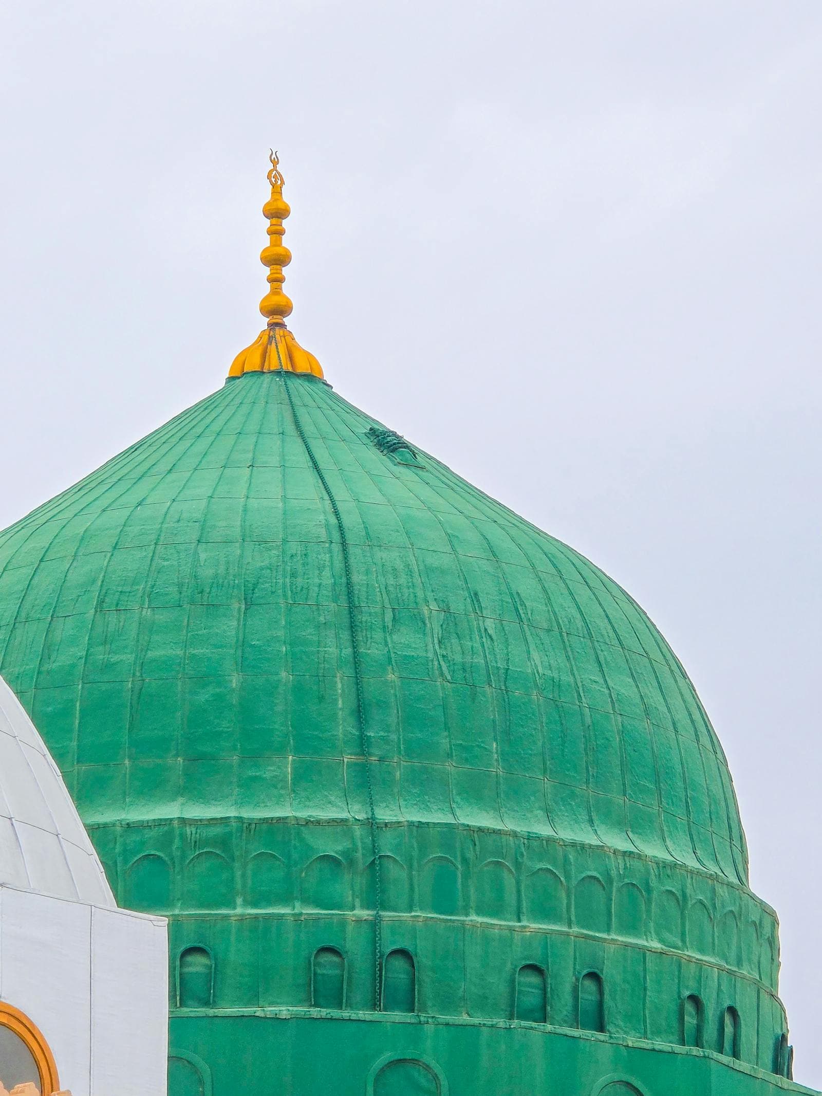 Green Dome of Masjid an-Nabawi in Madinah